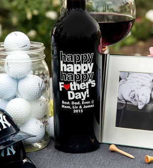 happy fathers day wine